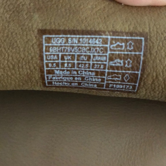 Ugg Emerg men’s driving loafers- size 8.5 - Picture 6 of 6